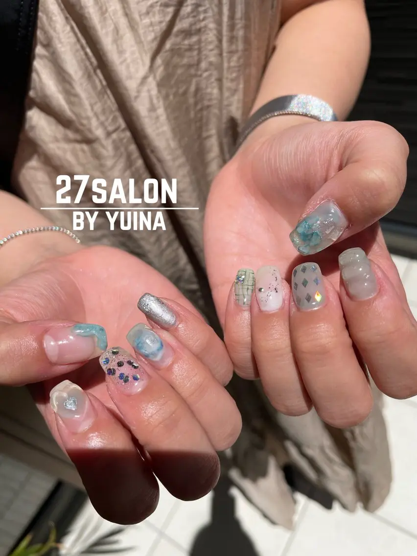 ネイル ニュアンスネイル 27salon yuinaのネイルデザイン