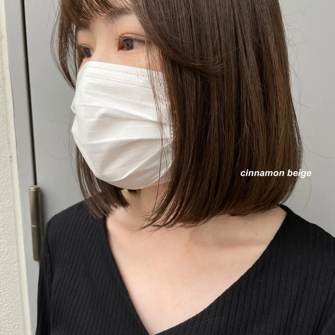 ミディアム カラー ヘアカラー トリートメント ヘッドスパ レイヤーカット 韓国ヘアayameのヘアスタイル