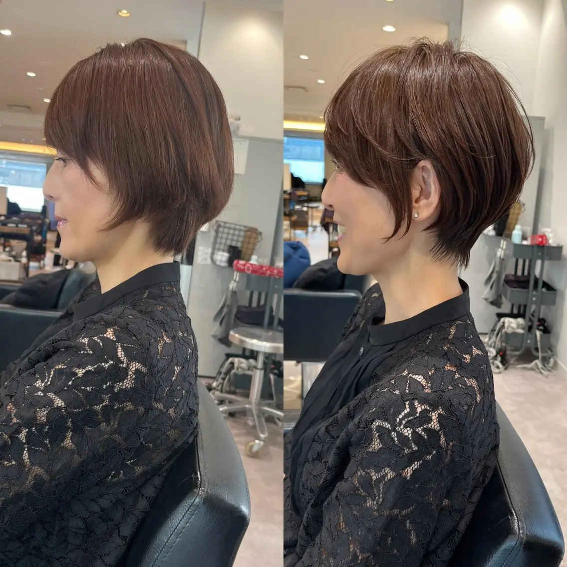 ショート カット 襟足でお悩みの方✂︎ くびれ職人ハシモトのヘアスタイル