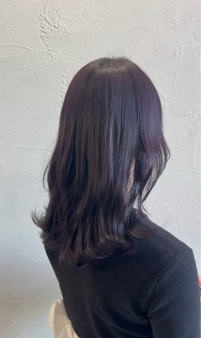 ミディアム カラー カット ヘアカラー 🐈‍⬛八木風歌 ifh飯塚🐈‍⬛のヘアスタイル