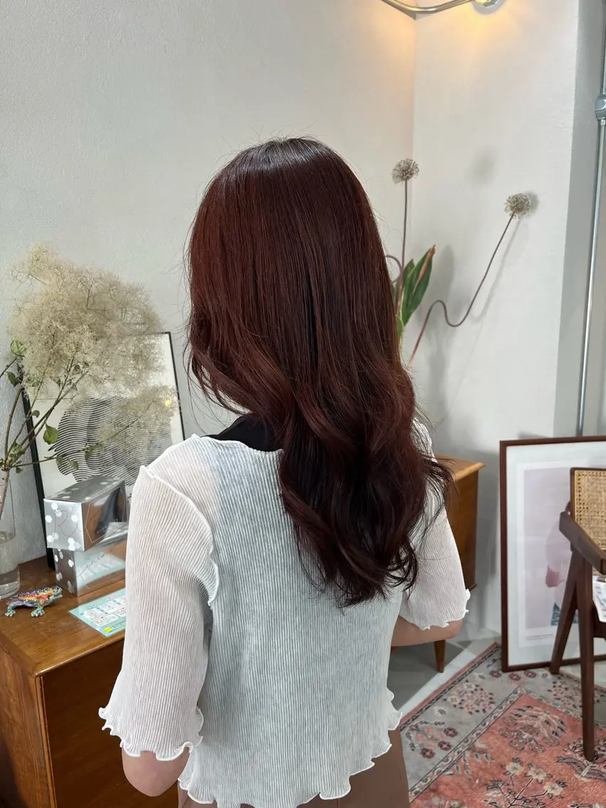 カラー ブラウンカラー ピンクカラー ヘアカラー トリートメント 艶カラー/癒しヘッド スパ🫧/chikaのヘアスタイル