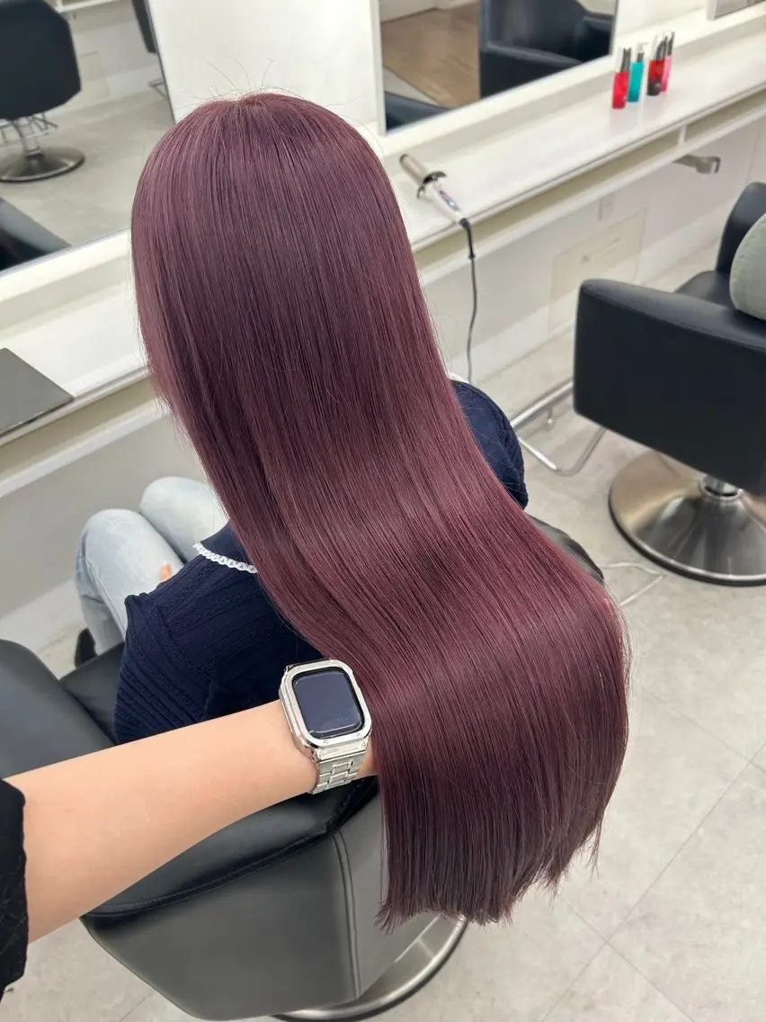 ロング カラー ヘアカラー parvemix平野 真央🎀💞のヘアスタイル