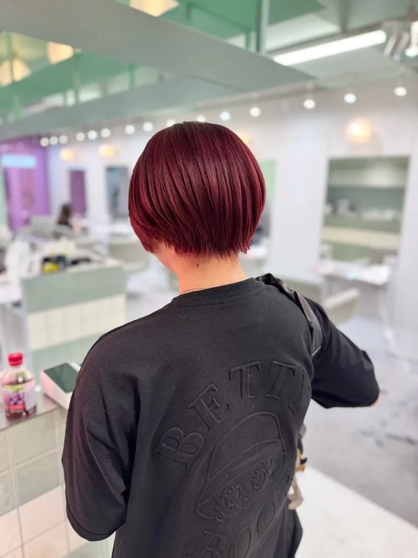 ショート カラー ヘアカラー 🩵KUREA🩵 /似合わせカットのヘアスタイル