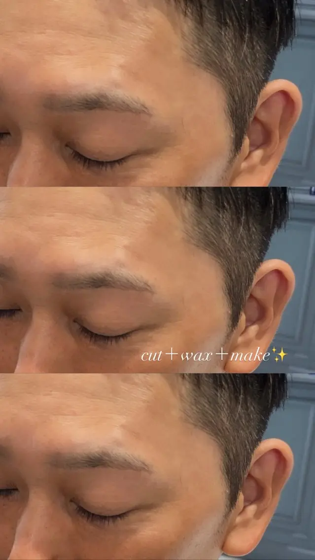 【 自然に垢抜け🫧 】メンズカット＋眉毛カットの写真