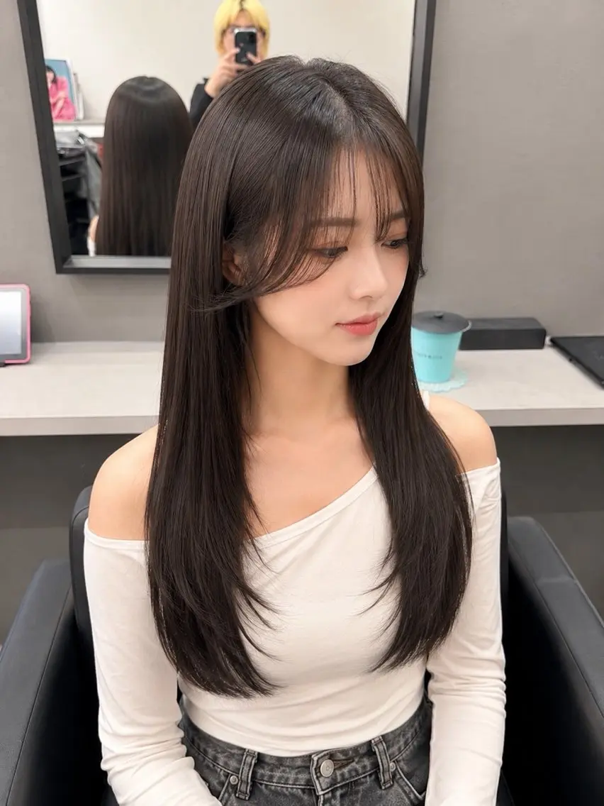 ロング 【韓国ヘア ×透明感カラー】芳川のヘアスタイル