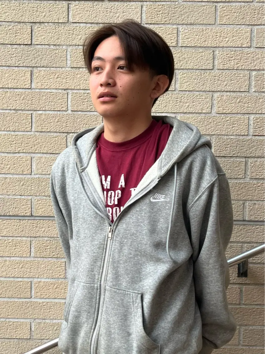 メンズ カット ヘアカラー 福井 大翔のヘアスタイル