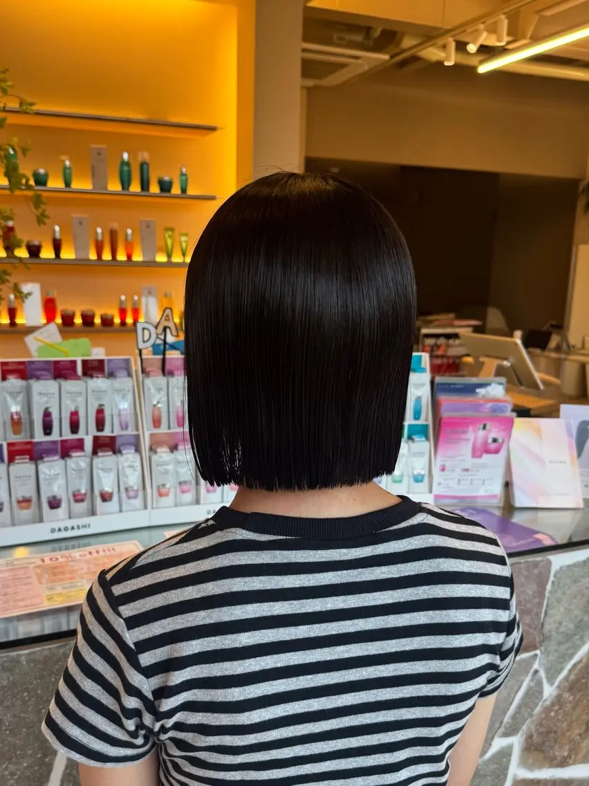 ミディアム カット 縮毛矯正 トリートメント 岸田莉奈/ ゆるふわ/ナチュラルのヘアスタイル