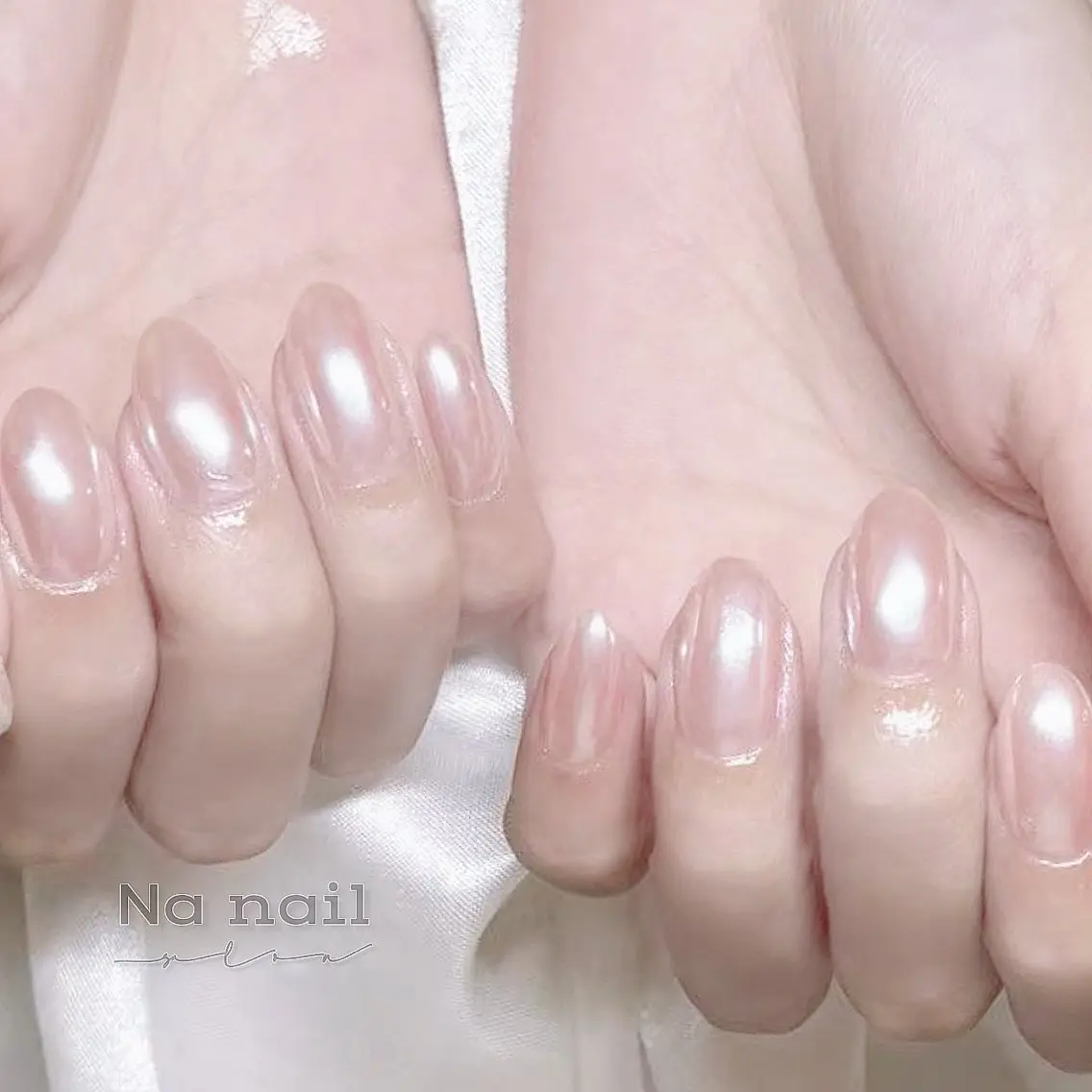 ネイル チークネイル フラッシュネイル フレンチネイル ジェルネイル グラデーション ハンドネイル CC Nail 高田馬場のネイルデザイン