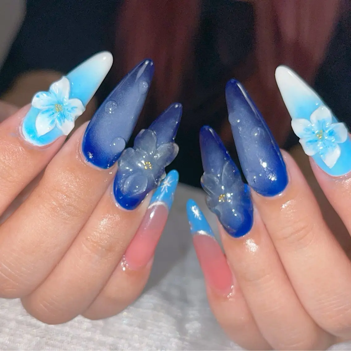 ネイル ハンドネイル 🎀ネイルサロン エクラYUI🎀のネイルデザイン