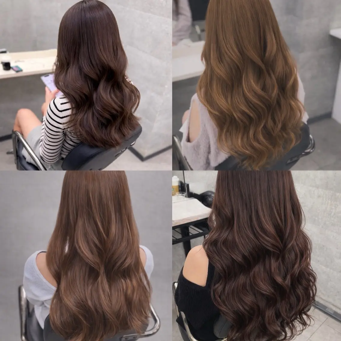 ロング カラー カット ヘアカラー トリートメント 🩵新宿ダブルカラー 🩵エクステのヘアスタイル