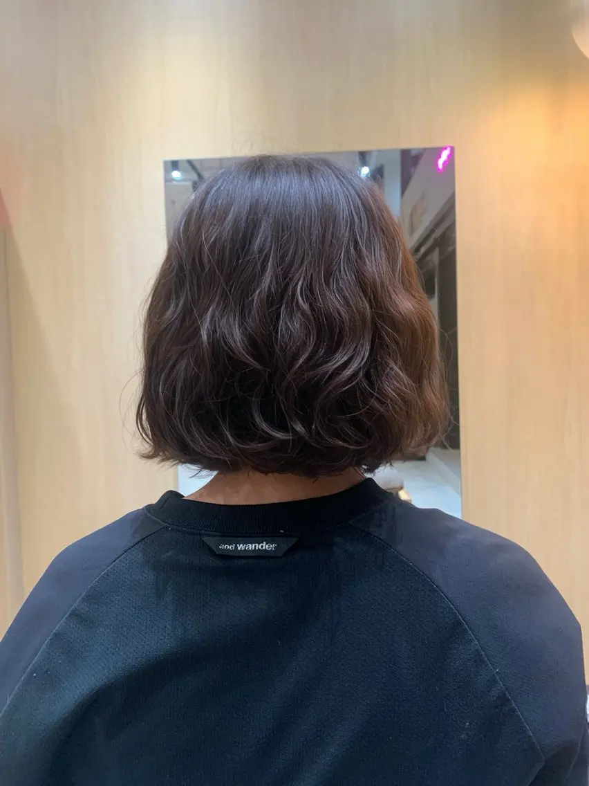 ショート カット パーマ 本多 永佳のヘアスタイル