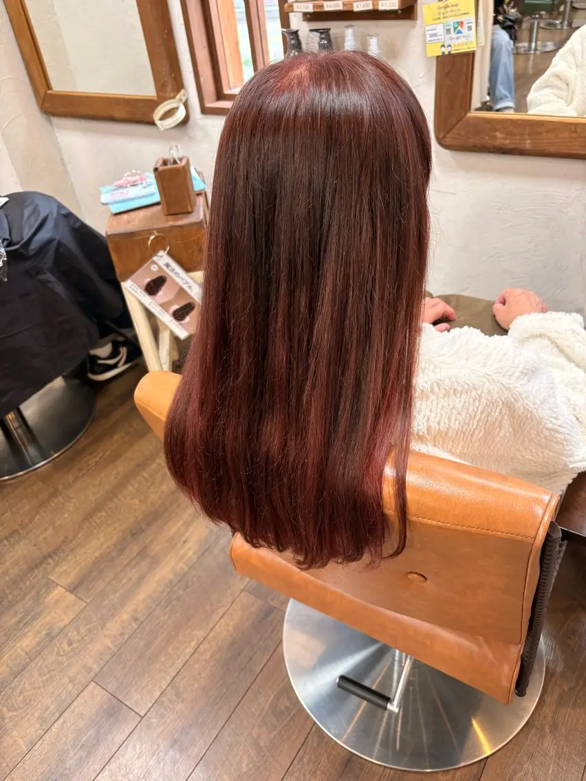カラー インナーカラー ヘアカラー 三宅　デザインカラー 透明感カラー✨のヘアスタイル