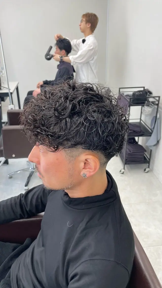 ショート パーマ メンズ カット パーマ メンズ特化AMITY SHINGOのヘアスタイル