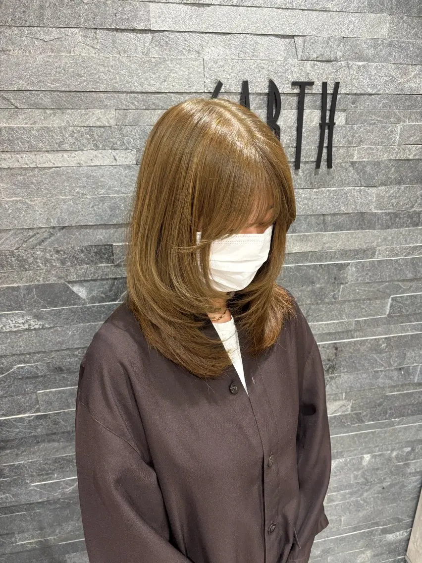 セミロング Rina/似合う × なりたい、叶えます。のヘアスタイル