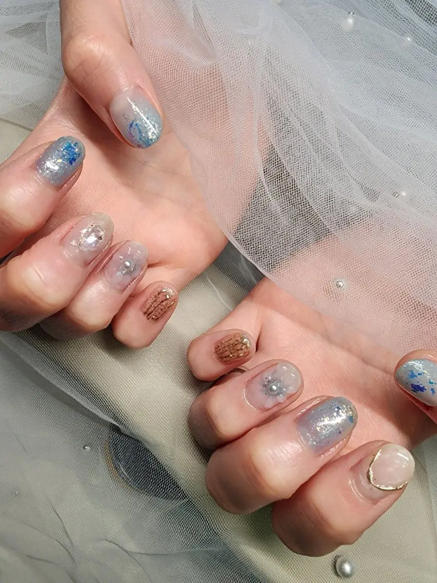 ネイル ハンドネイル eightyfour nail💚白石のネイルデザイン