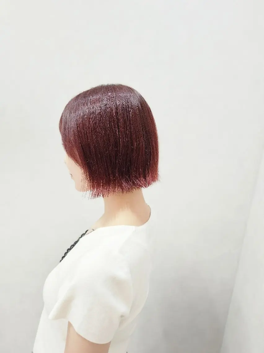 ショート ボブ 外ハネヘア カット ヘアカラー 林慶吾/ショート/ ボブ/ショートボブのヘアスタイル