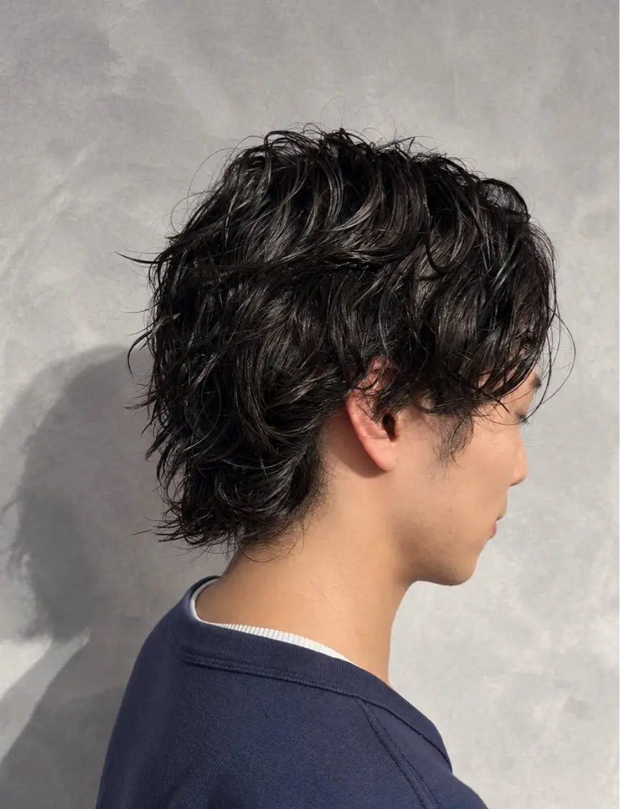 ミディアム ミディアムパーマ カット パーマ 艶髪カラー/髪質改善 細貝 舞利のヘアスタイル