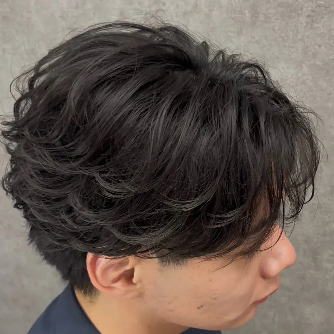 ショート パーマ ヘアアレンジ メンズ ニュアンスパーマ カット パーマ 【札幌メンズ特化】 🔥RIKU🔥のヘアスタイル
