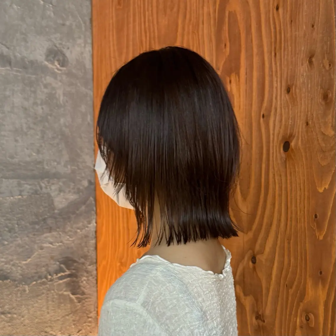 ミディアム 顔周りカット レイヤーカット 澁谷 咲映のヘアスタイル