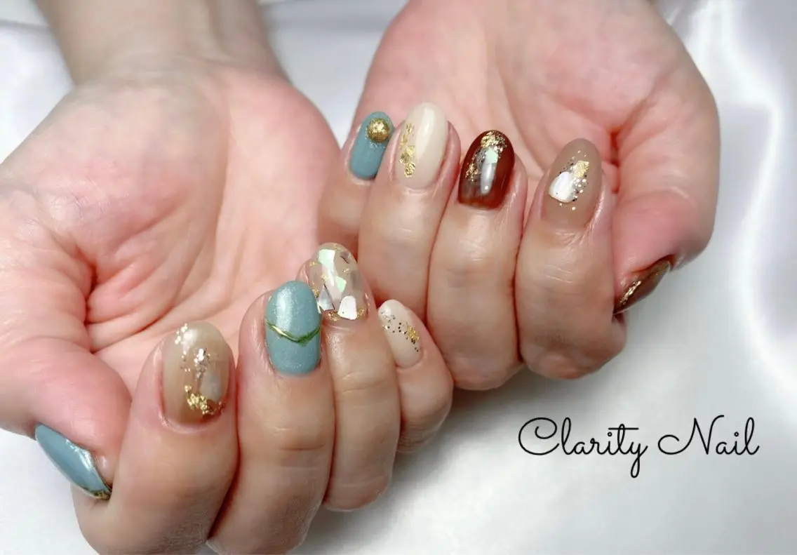 ネイル アートネイル 持ち込み ハンドネイル Clarity Nailのネイルデザイン