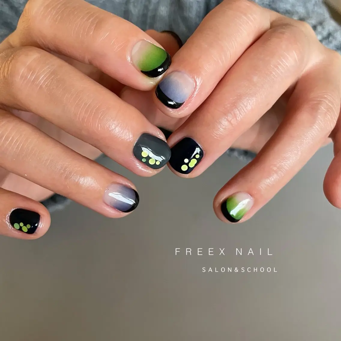 ネイル ハンドネイル フットネイル freex nail /ニュアンス/個性派のネイルデザイン