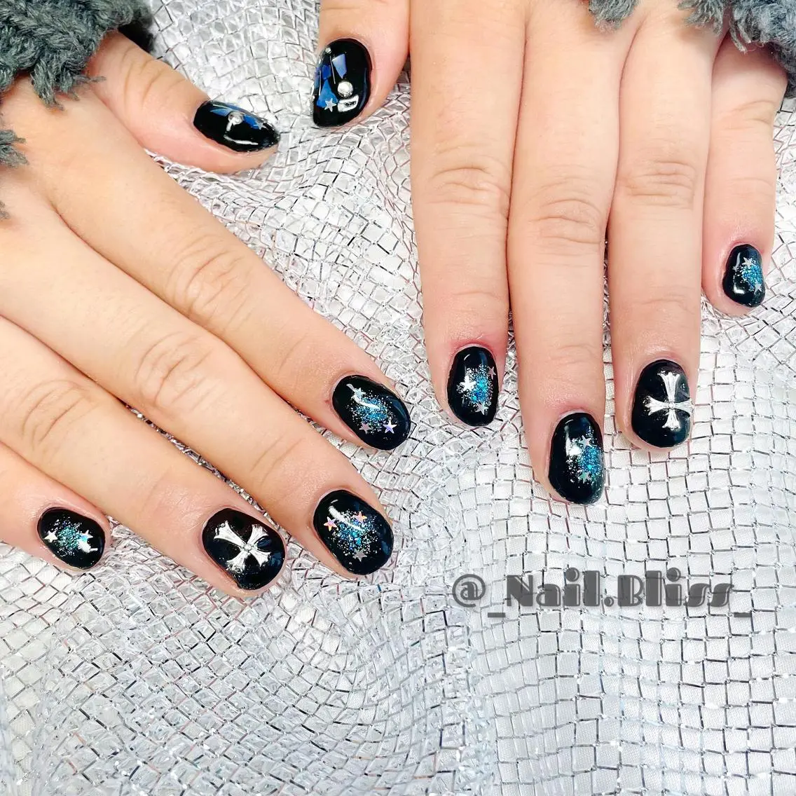 ネイル ラメ(グリッター) ハンドネイル NAIL BLISSのネイルデザイン