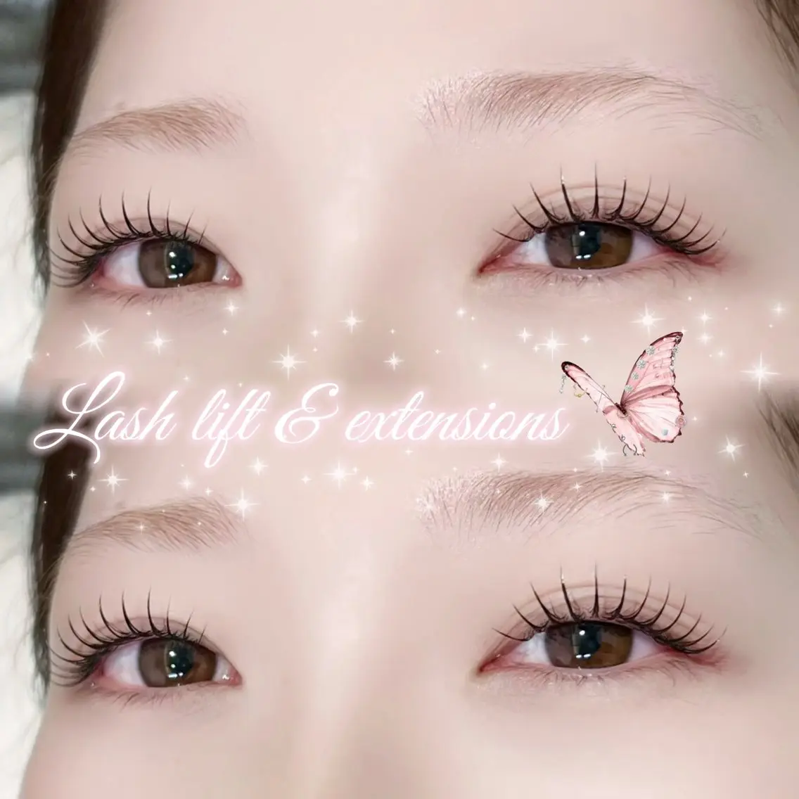 マツエク・マツパ フラットラッシュ ナチュラル セーブル 一重×まつ毛パーマ マツパ 🦋re-born AOI🦋のマツエク・マツパデザイン