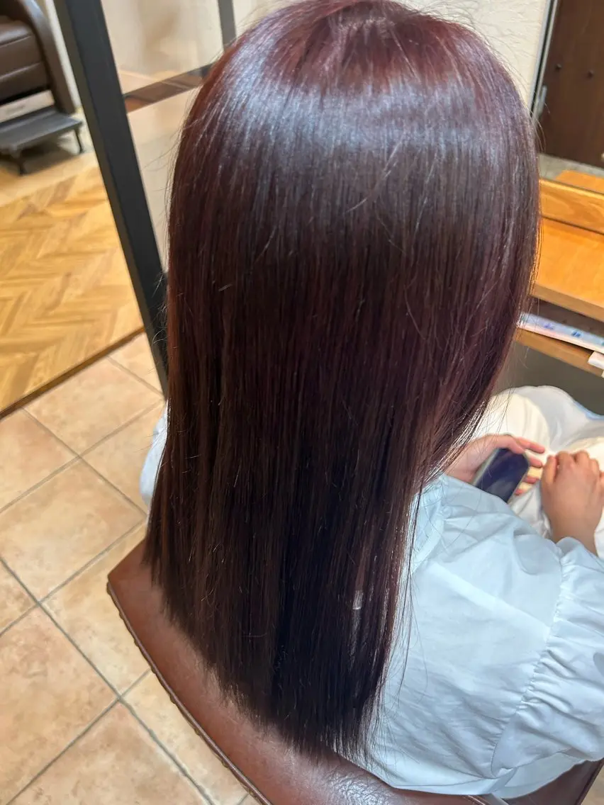 ロング 💐暖色カラー/ レイヤーりゅーき💐のヘアスタイル