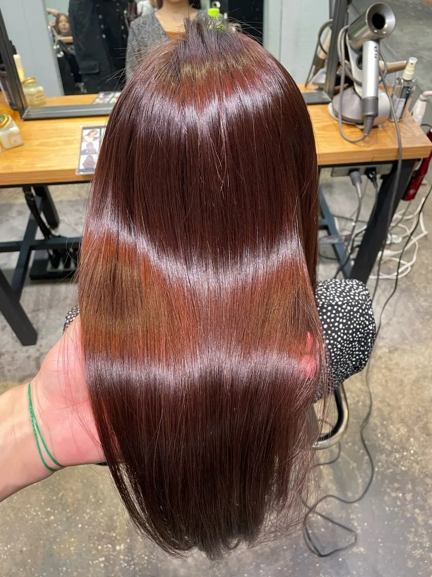 （新規限定）カット+カラー+縮毛矯正の写真