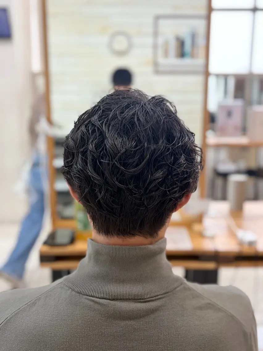 パーマ メンズ カット パーマ メンズパーマ/ウルフ /似合わせカット滉一のヘアスタイル