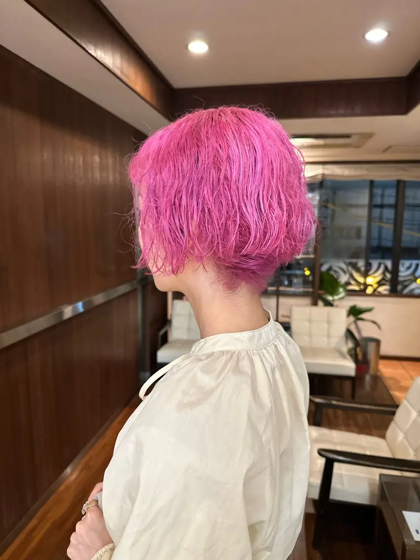 ショート カット ヘアカラー トリートメント 高木 陽平のヘアスタイル