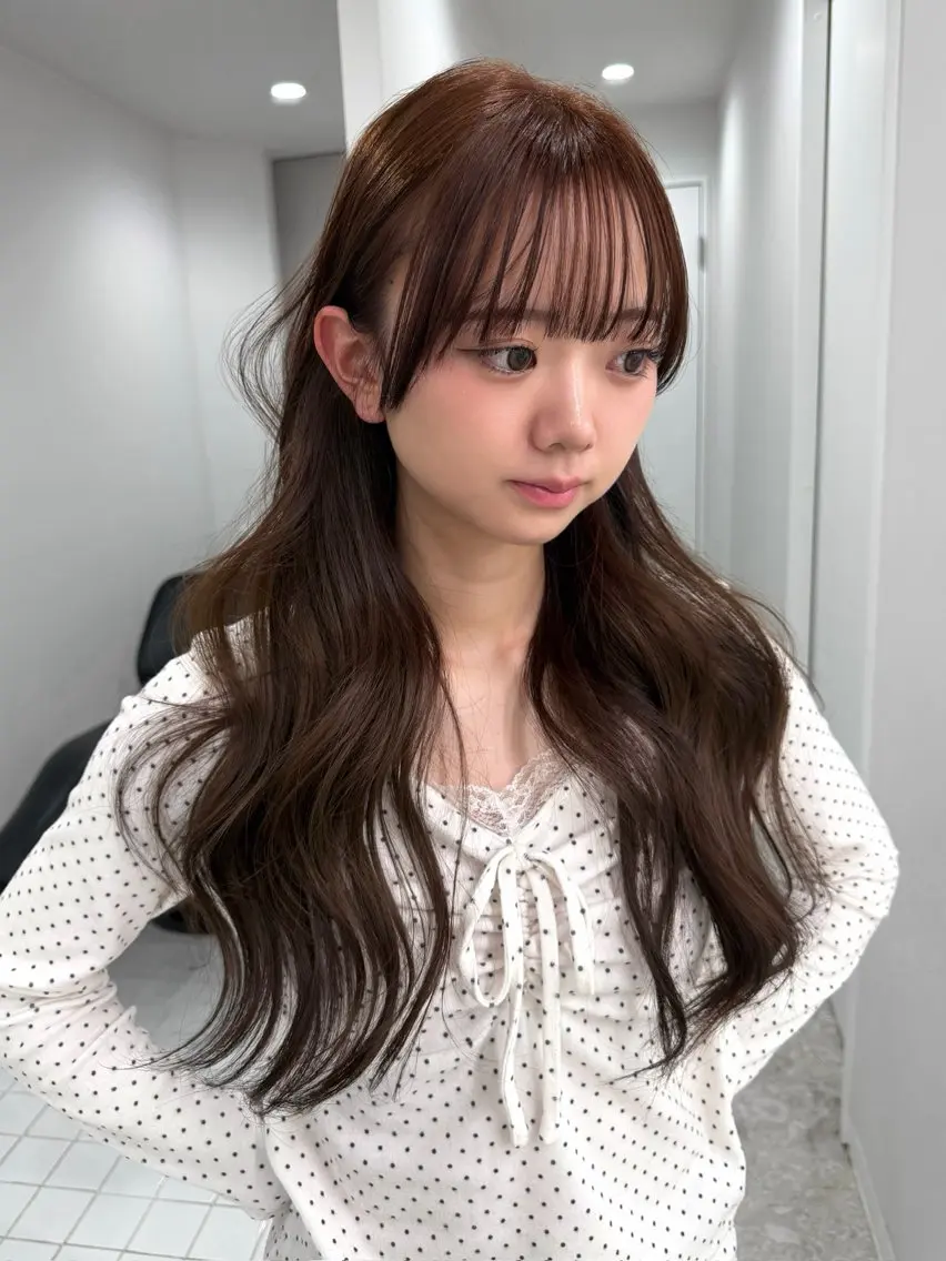 ロング カラー トリートメント ヘアカラー 大阪梅田/ イマムラミヅキのヘアスタイル