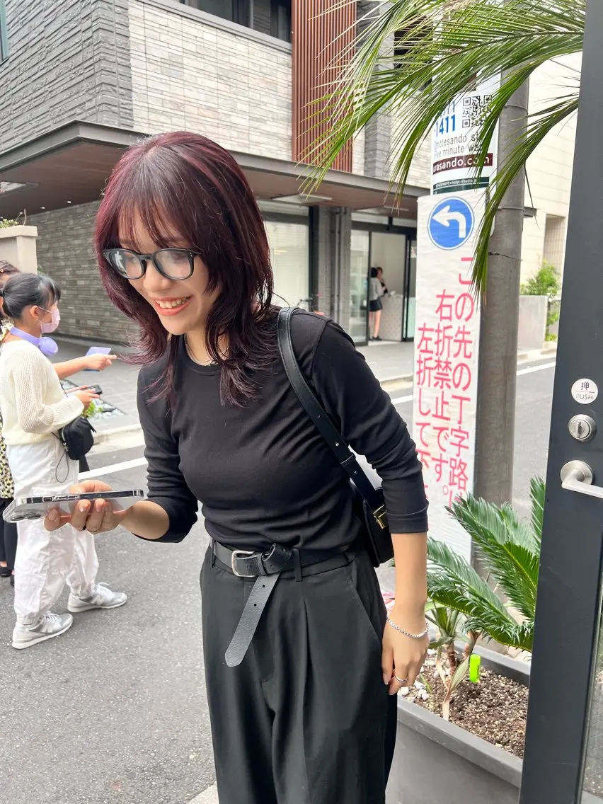 セミロング カラー 圧倒的デザイン力 店長🎨RENAのヘアスタイル