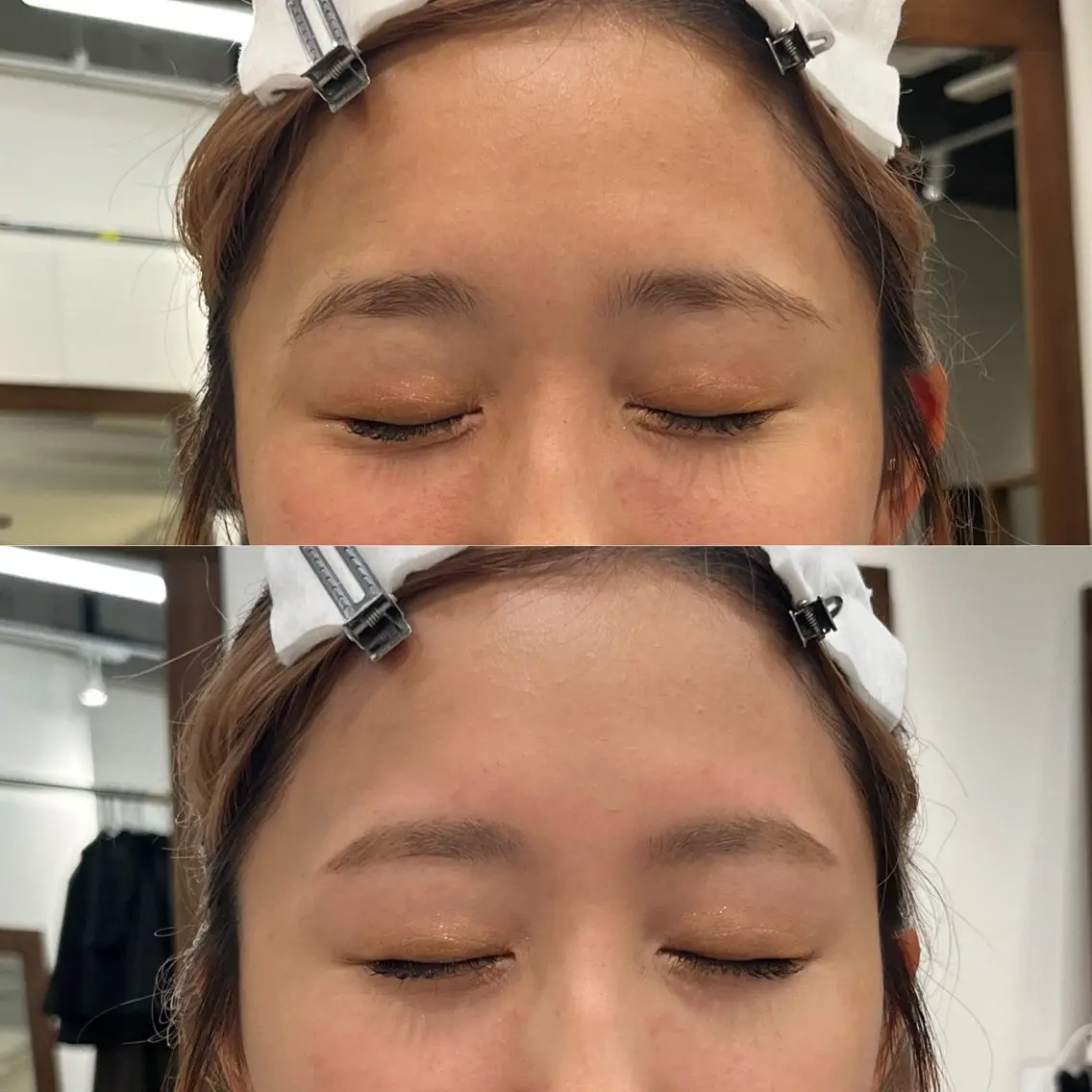 アイブロウ 眉毛ワックス脱毛 ワックス脱毛 眉カット ボブ/インナーカラー /眉毛/Miyuのヘアスタイル