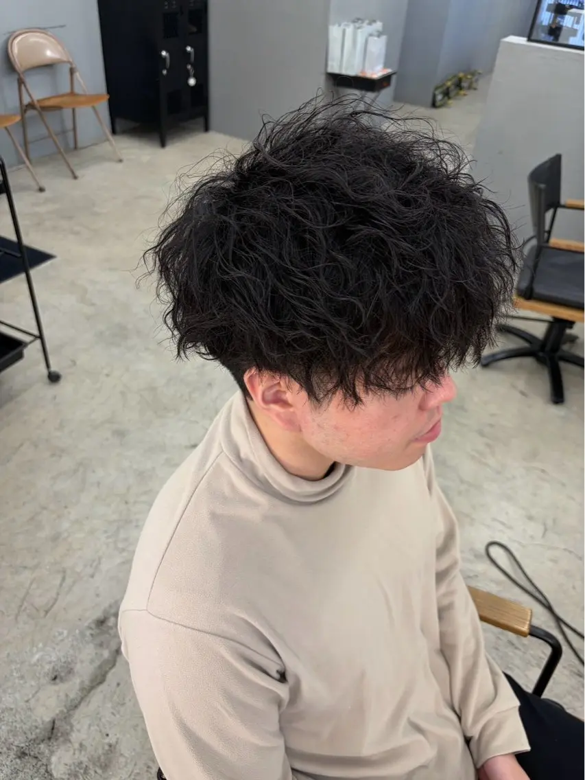 ショート パーマ メンズ メンズ専門サロン wokeのヘアスタイル