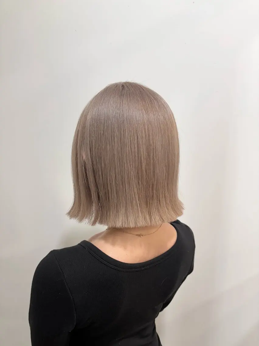 ショート カラー カット ヘアカラー たなか もえなのヘアスタイル