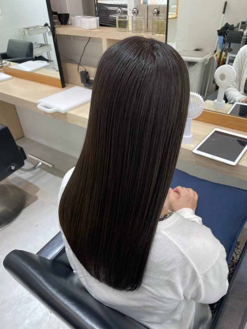 セミロング カラー トリートメント カット トリートメント 🍒透明感カラー NO.1/ララ🍒のヘアスタイル