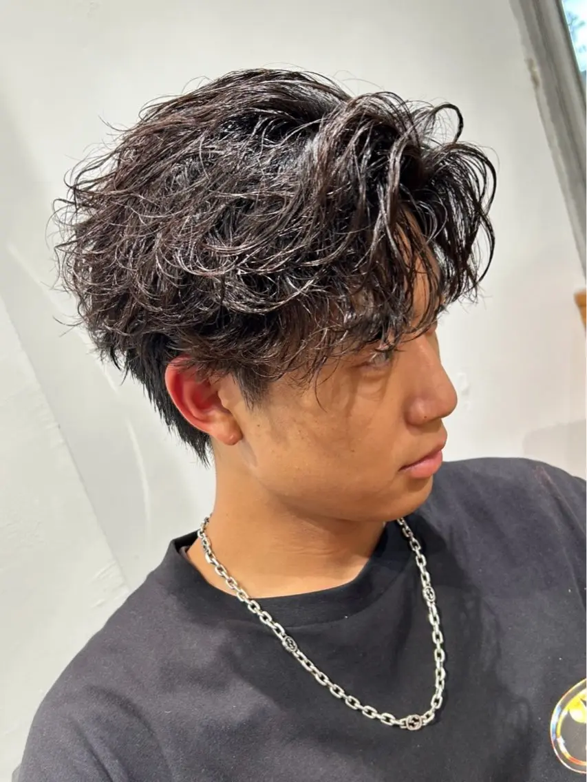 パーマ メンズ 静岡 / 毛流れ特化 /下居真大のヘアスタイル