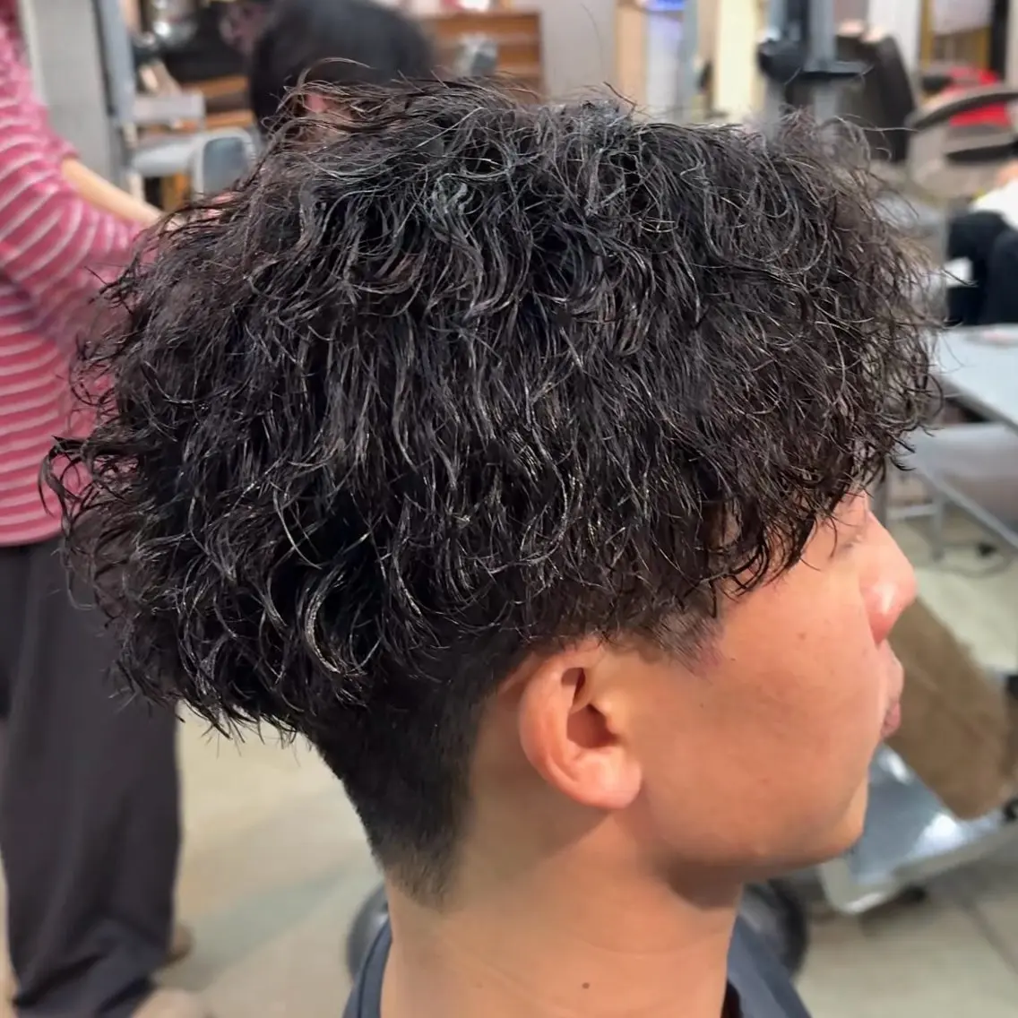ショート パーマ ヘアアレンジ メンズ MENIN メンズ サロン　望月　涼太のヘアスタイル