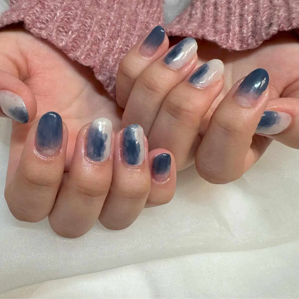 ネイル ホワイト cocoro nail salonのネイルデザイン