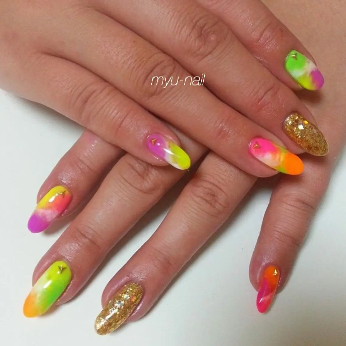 ネイル アートネイル ホームサロン myu-nailのネイルデザイン