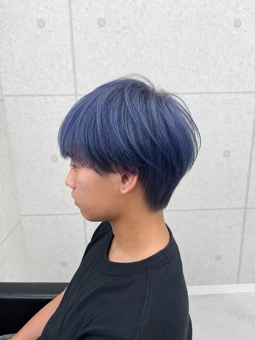 ショート メンズ ヘアカラー PSY(サイ)池袋 あいりのヘアスタイル
