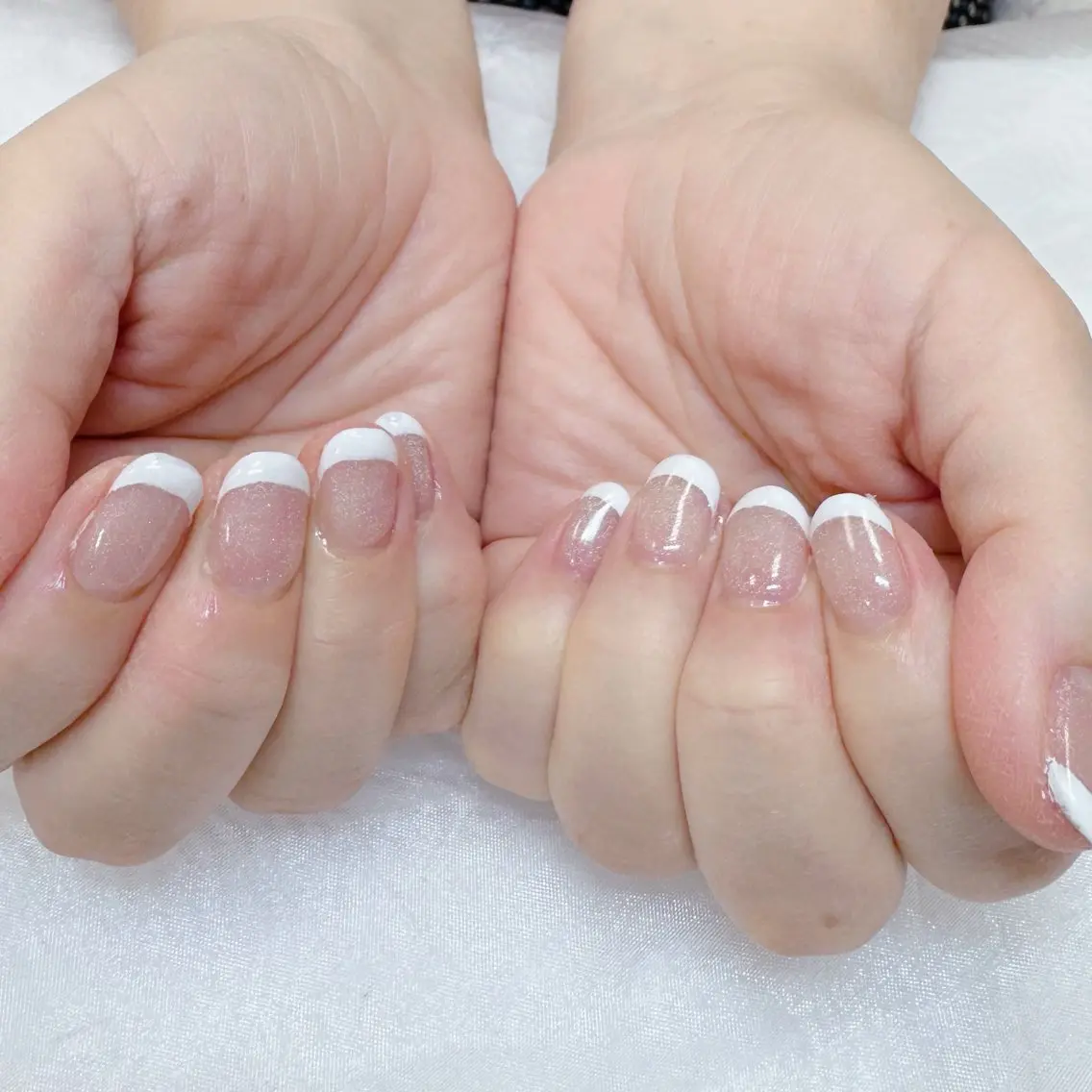 ネイル フレンチネイル マグネットネイル オフィスネイル maruyasu. yのネイルデザイン