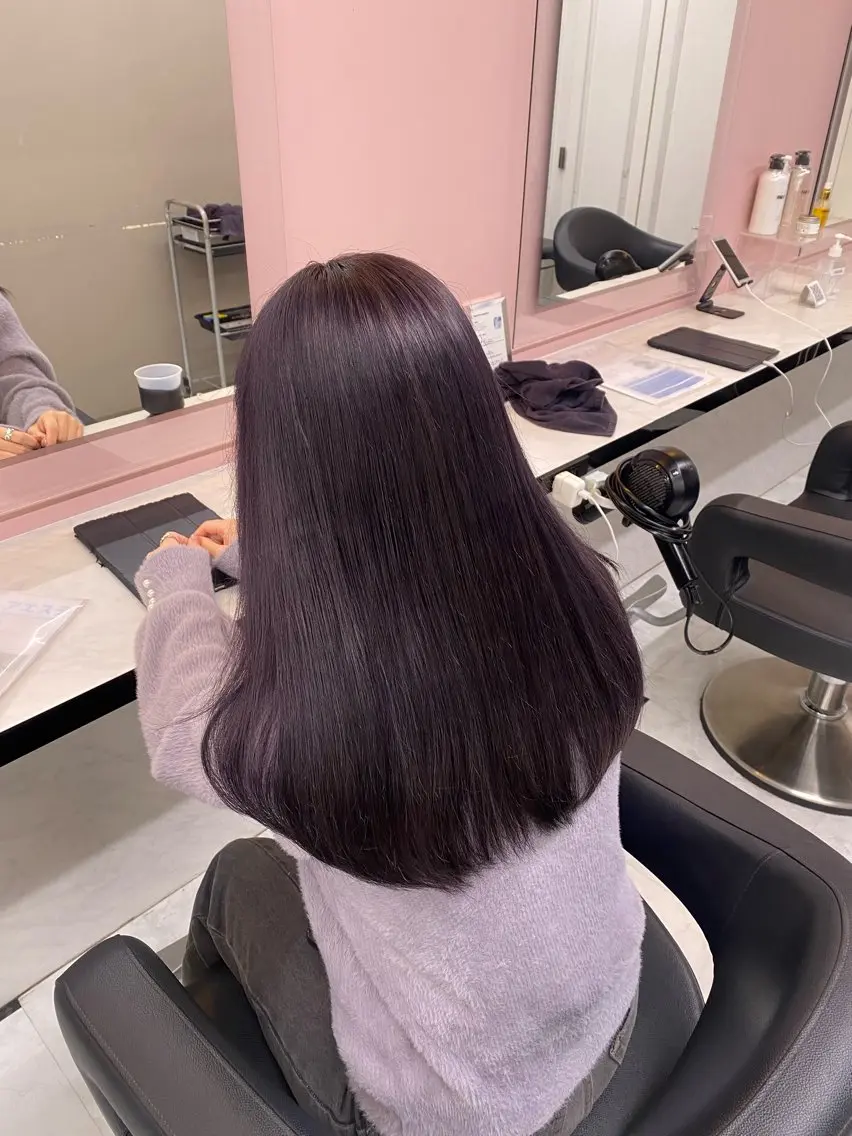 カラー ♥️韓国風透明感 暖色misa♥️のヘアスタイル