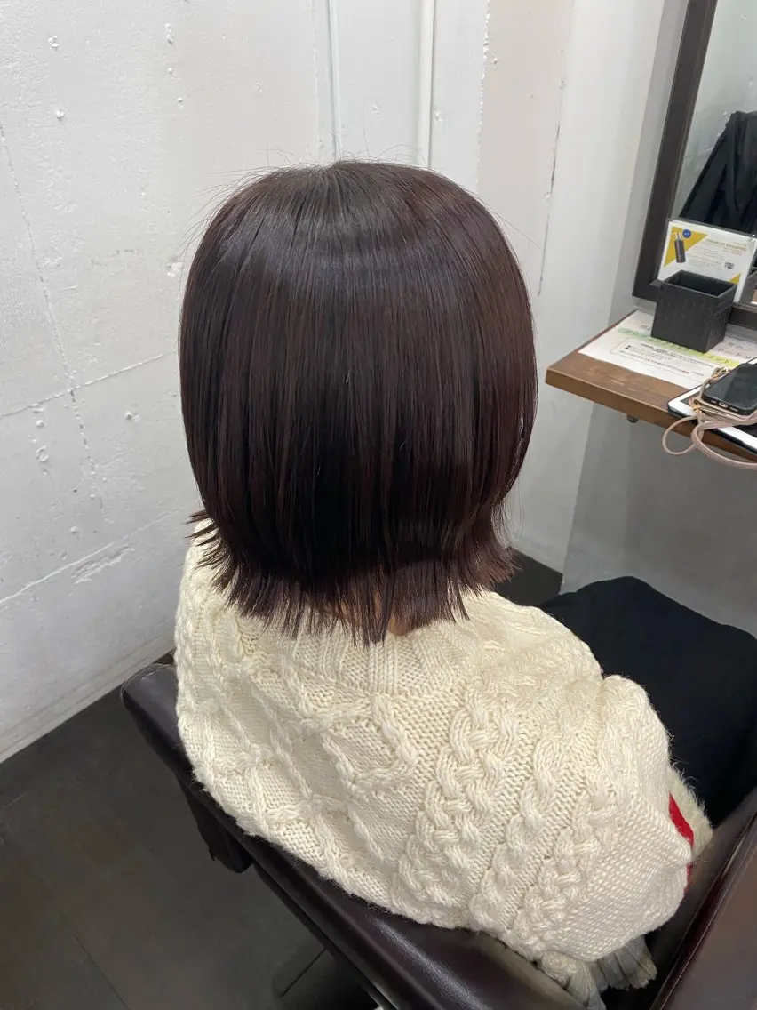 ショート カラー ヘアアレンジ 🍒ᩚ名駅/艶髪 縮毛矯正/あゆ🍒ᩚのヘアスタイル