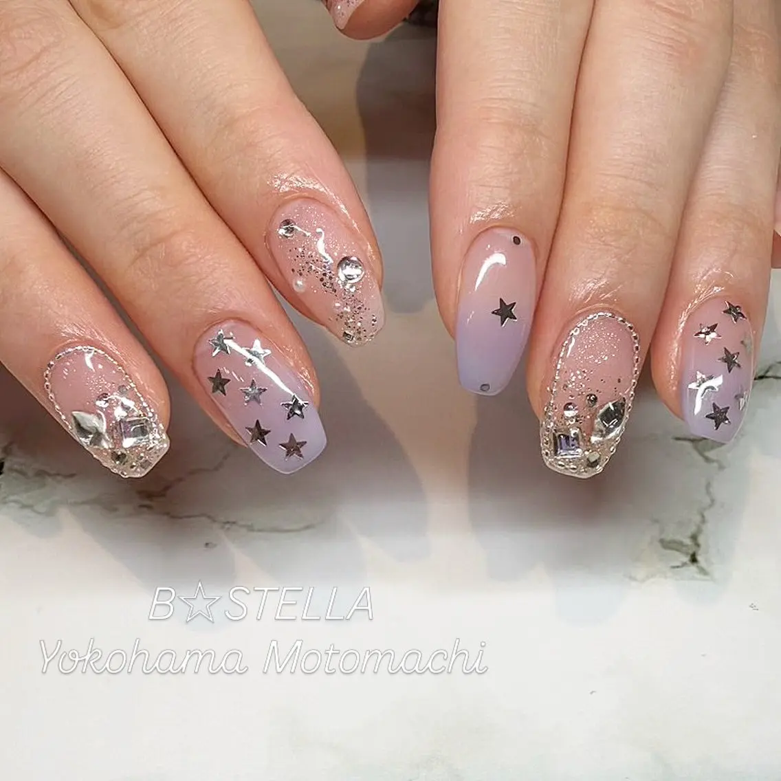 ネイル ハンドネイル B☆STELLA KUWABARAのネイルデザイン