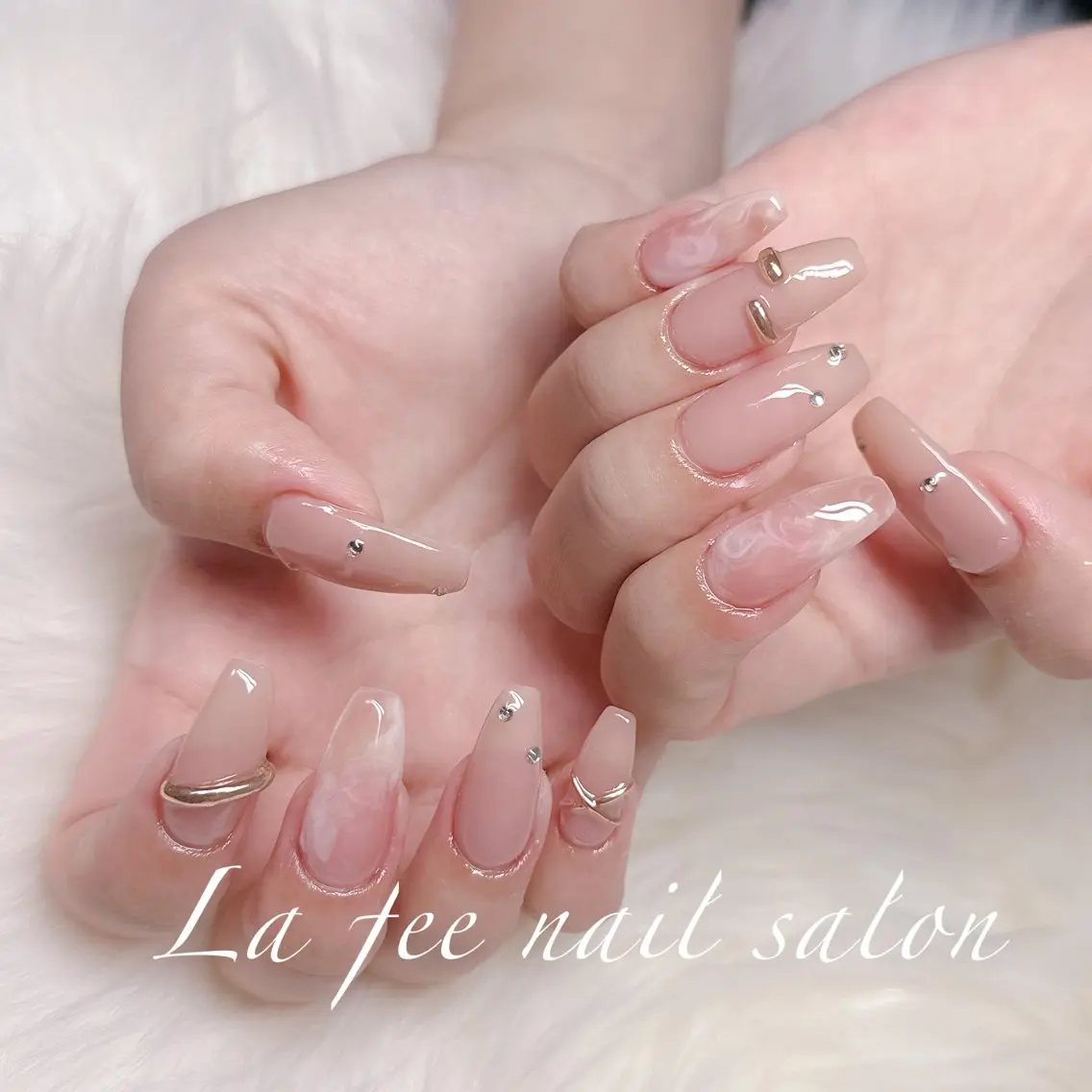 ネイル ハンドネイル ハンドケア La feeのネイルデザイン