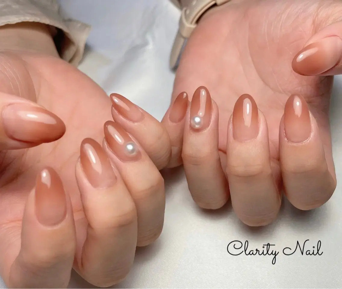 ネイル グラデーション ハンドネイル Clarity Nailのネイルデザイン