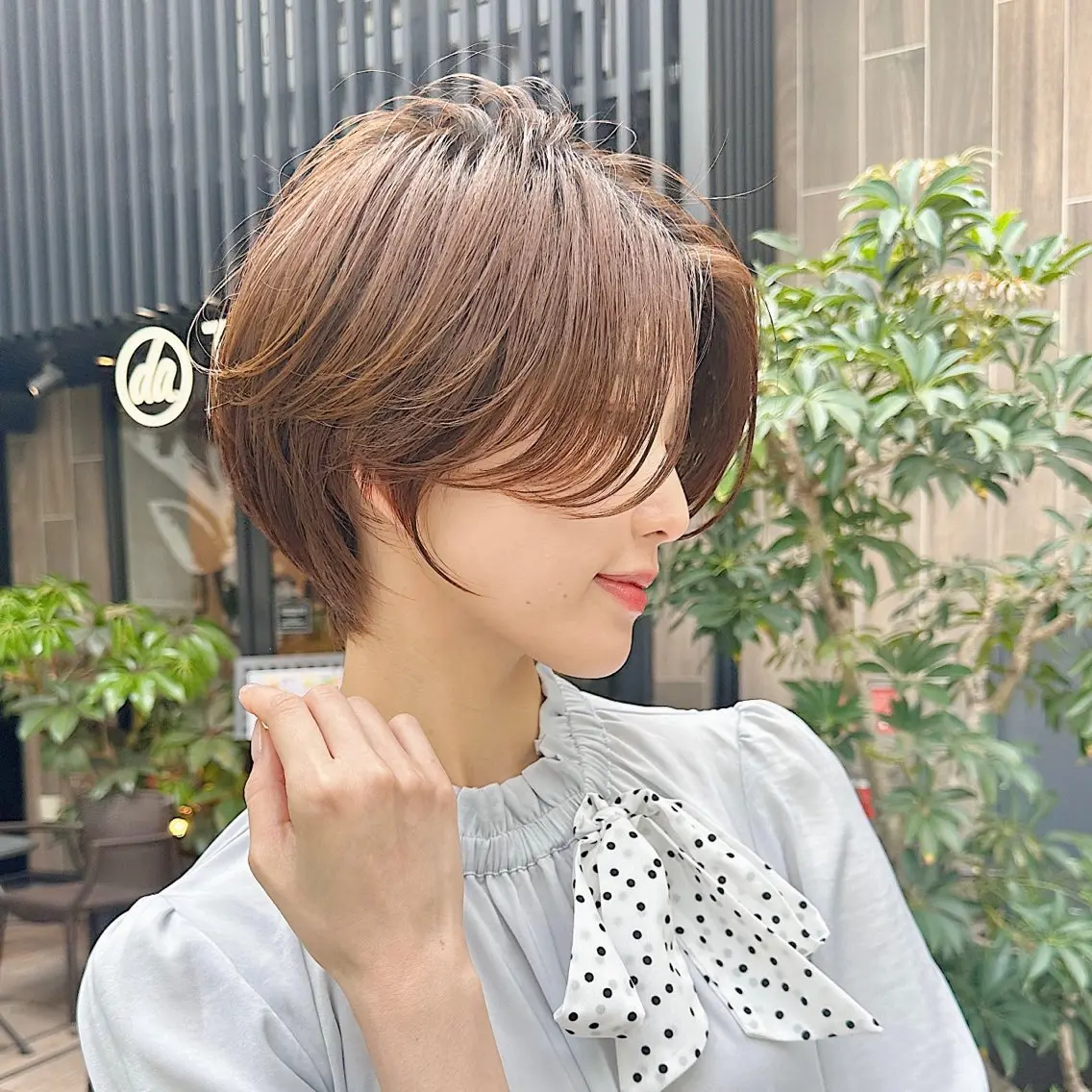 ショート カラー カット ヘアカラー トリートメント 🍋似合わせ✖️ ショートヘア🍋早田のヘアスタイル