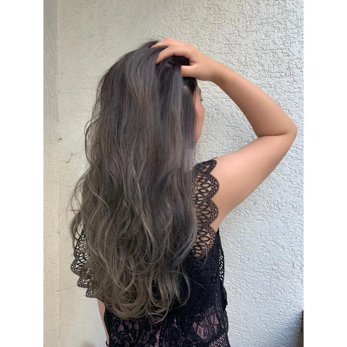 ロング ヘアカラー トリートメント 艶髪・酸性ストレート フリツのヘアスタイル